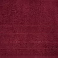 Ręcznik kąpielowy 70x140 cm bawełniany kolor bordowy z lśniącymi paseczkami 500 g/m2 DALI