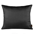 Poszewka na poduszkę 50x70 cm z satyny bawełnianej czarna NOVA
