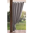 Zasłona stalowa z wodoodpornej tkaniny idealna do ogrodu i na taras 155x240 cm szelki/rzep - GARDEN