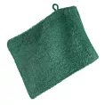 Myjka kąpielowa 16x21 cm bawełniana kolor ciemnozielony 400 g/m2 GŁADKI 1
