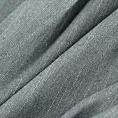 Zasłona szyta na taśmie 5 cm popielata z tkaniny o naturalnym splocie z efektem melanżu