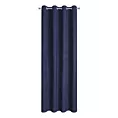 Zasłona granatowa z tkaniny welurowej 300x260 cm przelotka - Dora