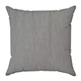 Poszewka szyta grafitowa z strukturalnej tkaniny o naturalnym splocie