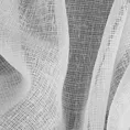 Firana biała z etaminy o naturalnym splocie przeplatana subtelnie lśniącą nitką 140x250 cm przelotka ALICJA