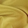 Zasłona szyta na taśmie 5 cm STYLE musztardowa o naturalnym charakterze, z widocznym, ozdobnym splotem