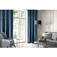 Zasłona welwetowa granatowa 140x250 cm przelotka - ROSA - Design 91