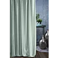 Zasłona szyta na taśmie 5 cm AMAYA miętowa z jednokolorowej gładkiej tkaniny