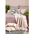 Pościel 220x200 cm bawełniana kolor wrzosowy w stylu prowansalskim AVINION 8 Terra Collection