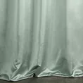 Zasłona szyta na taśmie 5 cm AMAYA miętowa z jednokolorowej gładkiej tkaniny