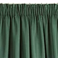 Zasłona zielona z błyszczącym splotem 140x270 cm taśma ESSME DIVA LINE