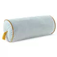 Poduszka dekoracyjna wałek 20 x 45 cm welwetowa jasnomiętowa z ozdobnymi chwostami VELVET 74