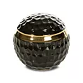 Kula dekoracyjny ETNA 2 z wytłaczanym worem i złotymi akcentami