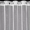 Firana biała o strukturze drobnej siatki 400x250 cm przelotka KATRIANA