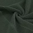 Ręcznik kąpielowy 50x90 cm bawełniany kolor zielony z żakardową bordiurą 500 g/m2 DANNY