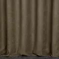 Tkanina zasłonowa o miękkim zamszowym chwycie ze strukturalnym wzorem