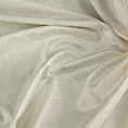 Poszewka szyta kremowa z miękkiej tkaniny welwetowej z efektem kreszowania, wykończona obciążnikiem