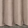 Zasłona szyta na taśmie 5 cm pudrowo różowa z miękkiej w dotyku tkaniny szenilowej
