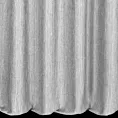 Zasłona szyta na taśmie 5 cm popielato czarna z tkaniny o wyraźnym splocie z efektem melanżu