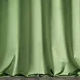 Zasłona szyta na taśmie 5 cm ENYA zielona z miękkiej półmatowej tkaniny welwetowej
