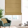 Roleta rzymska ENYA jasnobrązowa z miękkiej półmatowej tkaniny welwetowej