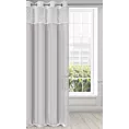 Zasłona jasnoszara w stylu glamour 140x250 cm przelotka - AMIRA