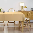 Obrus szyty ENYA złoty z miękkiej półmatowej tkaniny welwetowej