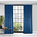 Zasłona welwetowa granatowa 135x300 cm taśma - ROSA - Design 91