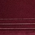 Ręcznik do rąk 30x50 cm bawełniany kolor bordowy zdobiony prążkami z błyszczącej nici 500 g/m2 LUNARI