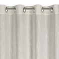 Zasłona naturalna z dodatkiem lnu w stylu eko 140x250 cm przelotka - LATIKA