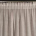 Zasłona beżowa z siateczki 140x270 cm taśma - ALEKSA