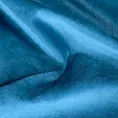 Zasłona szyta na taśmie 5 cm WALDO turkusowa ze szlachetnej grubej tkaniny welwetowej o gramaturze 400g/m2
