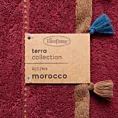 TERRA COLLECTION Ręcznik MOROCCO z kolorowymi frędzlami oraz bordiurą z przeszyciami