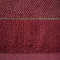 Ręcznik kąpielowy 70x140 cm bawełniany kolor bordowy z welwetową bordiurą 550 g/m2 ARIA