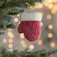 Ozdoba choinkowa RĘKAWICA z tkaniny filcowej w stylu boho