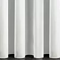 Tkanina firanowa gładki, mleczny woal o lejącej strukturze zakończona szwem obciążającym