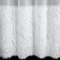 Firana biała zdobiona błyszczącą nicią 140x250 cm przelotka MARGARET 6