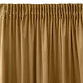 Zasłona welwetowa miodowa gładka 140x270 taśma - SIBEL - Pierre Cardin
