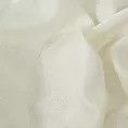 Zasłona szyta na taśmie 5 cm CANDY kremowa z tkaniny z strukturalnym spolotem
