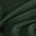 Zasłona szyta na taśmie 5 cm DORA - HIT ciemnozielona z miękkiej tkaniny o welurowej strukturze