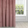 Zasłona ciemnoróżowa z ekskluzywnego aksamitnego welwetu 290 g/m2 140x270 cm taśma - RIA - Diva Line