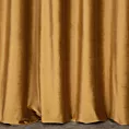 Zasłona szyta na taśmie 5 cm brązowa z miękkiej półmatowej tkaniny welwetowej
