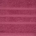 Ręcznik kąpielowy 100x150 cm bawełniany kolor ciemnoróżowy z ozdobną bordiurą 500 g/m2 MILO