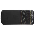 Ręcznik kąpielowy 50x90 cm bawełniany kolor czarny z designerską bordiurą 485 g/m2 Eva Minge