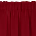 Zasłona czerwona zaciemniająca 135x270 cm taśma - ADLEY