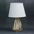 Lampa dekoracyjna DEVIN z wytłaczaną szklaną podstawą