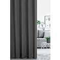 Zasłona szyta na taśmie 5 cm stalowa z miękkiej tkaniny z efektem melanżu