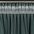 Zasłona ciemnomiętowa z wytłaczanego welwetu 140x300 cm taśma - ELIZA