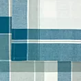 Komplet ściereczek kuchennych 2szt 50x70 cm bawełniany kolor turkusowy zdobionych w subtelną kratkę 200 g/m2 MONA