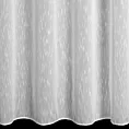 Tkanina firanowa gładka, matowa, lekki batyst, w stylu eko, o niestandardowej wysokości 360 cm wykończony obciążnikiem