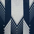 Pościel 160x200 cm bawełniana kolor biały, granatowy z nowoczesnym wzorem PALERMO 4 Terra Collection